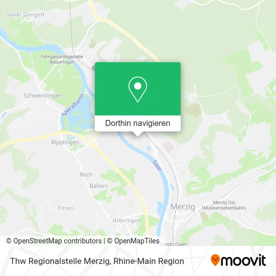 Thw Regionalstelle Merzig Karte