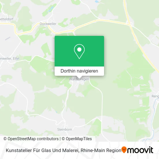 Kunstatelier Für Glas Und Malerei Karte