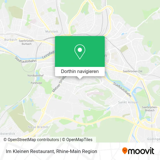 Im Kleinen Restaurant Karte