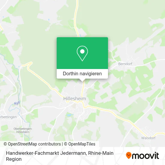 Handwerker-Fachmarkt Jedermann Karte