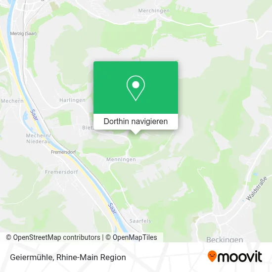 Geiermühle Karte