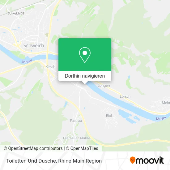 Toiletten Und Dusche Karte