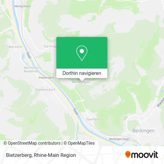 Bietzerberg Karte