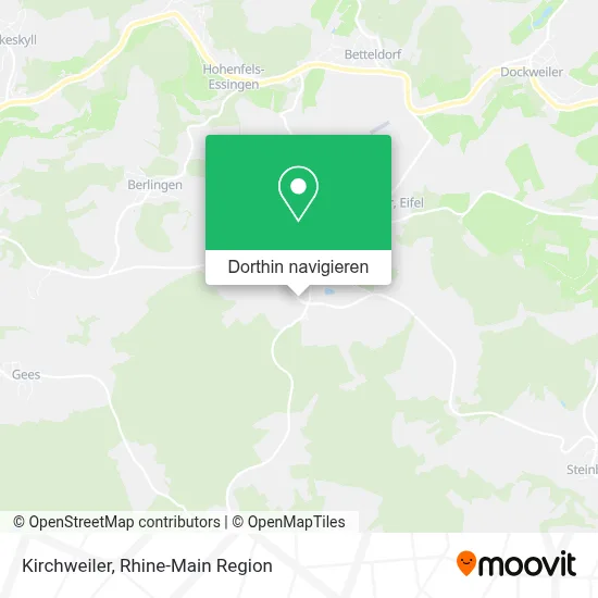 Kirchweiler Karte