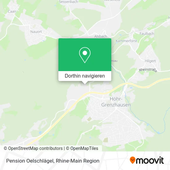 Pension Oelschlägel Karte