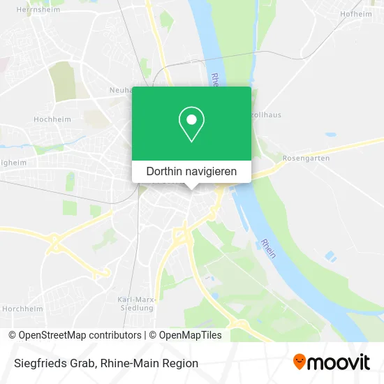 Siegfrieds Grab Karte