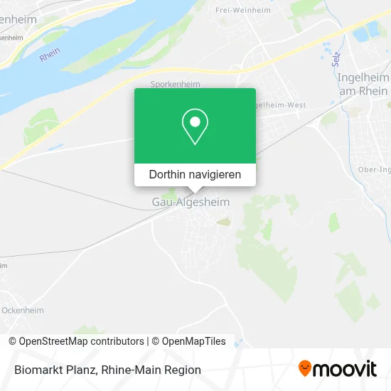 Biomarkt Planz Karte