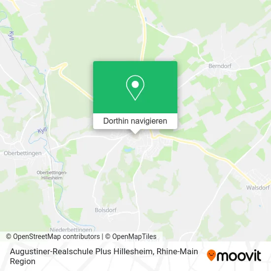 Augustiner-Realschule Plus Hillesheim Karte