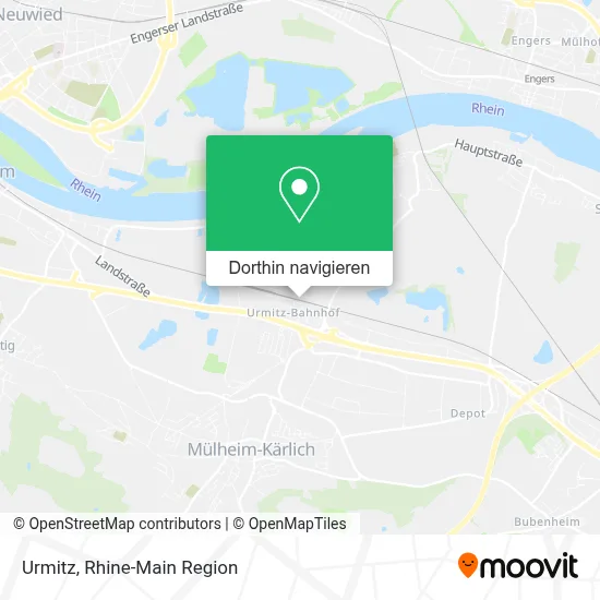 Urmitz Karte