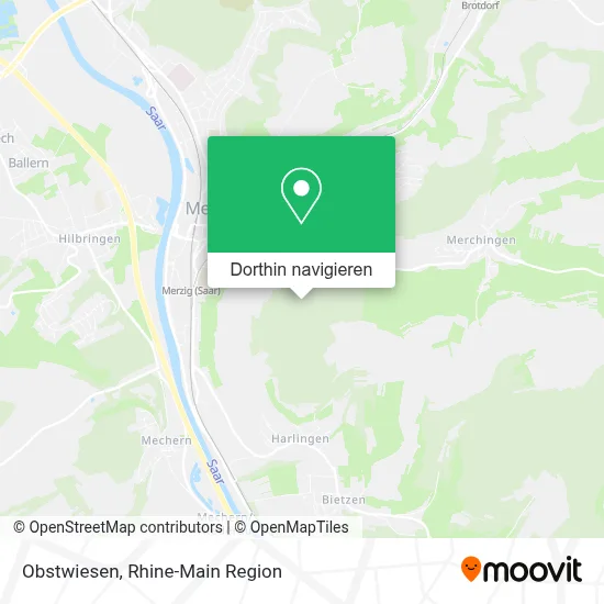 Obstwiesen Karte