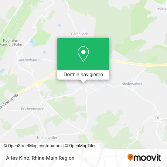 Altes Kino Karte