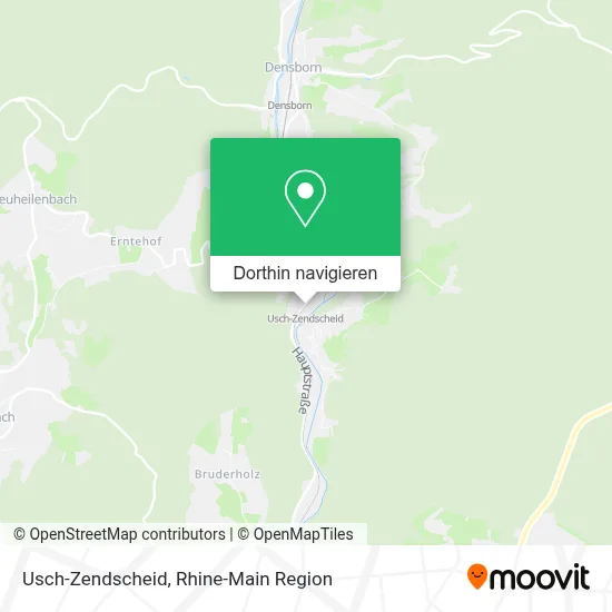 Usch-Zendscheid Karte