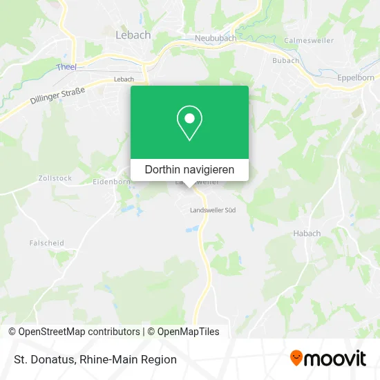 St. Donatus Karte