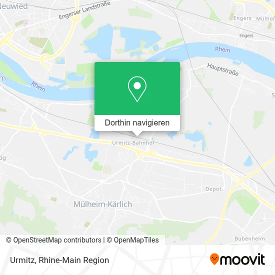Urmitz Karte