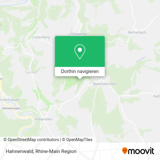 Hahnenwald Karte