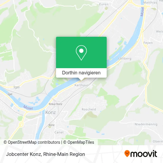 Jobcenter Konz Karte