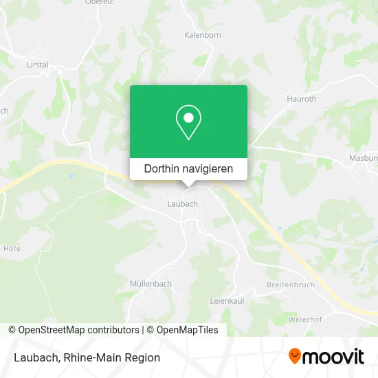 Laubach Karte