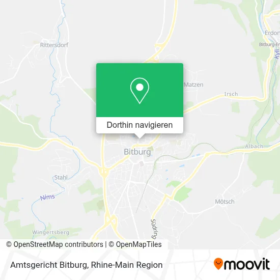 Amtsgericht Bitburg Karte