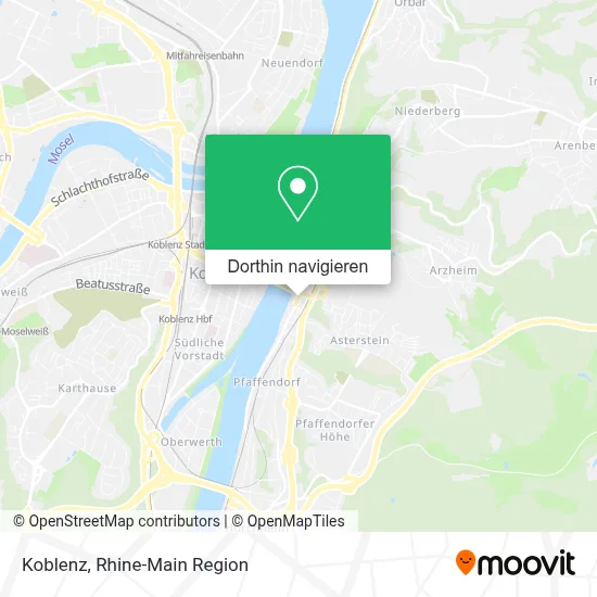 Koblenz Karte
