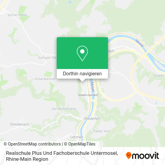 Realschule Plus Und Fachoberschule Untermosel Karte