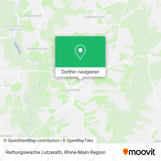 Rettungswache Lutzerath Karte