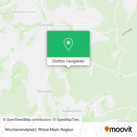 Wochenendplatz Karte