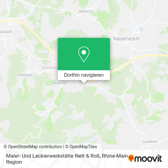 Maler- Und Lackierwerkstätte Nett & Roß Karte