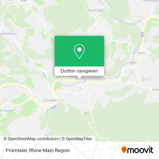Prümtaler Karte