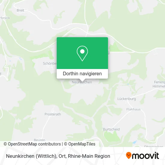 Neunkirchen (Wittlich), Ort Karte