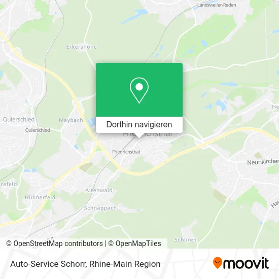 Auto-Service Schorr Karte