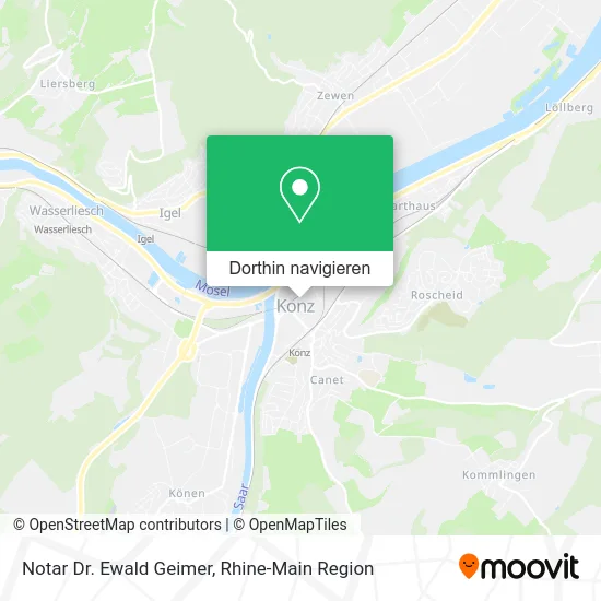 Notar Dr. Ewald Geimer Karte