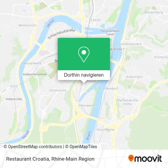 Restaurant Croatia Karte