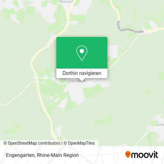Engengarten Karte