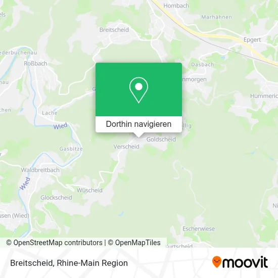 Breitscheid Karte