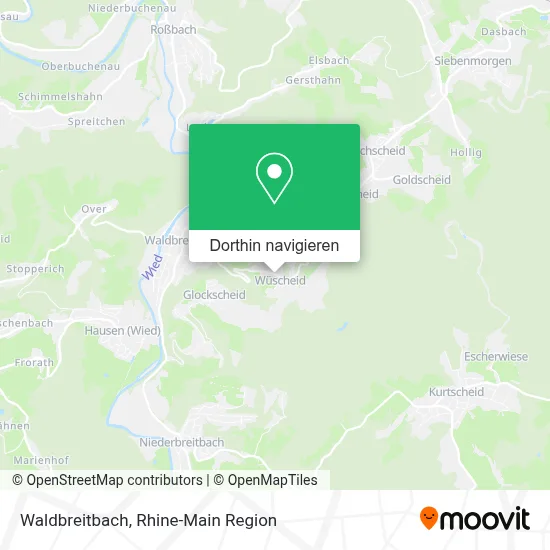 Waldbreitbach Karte