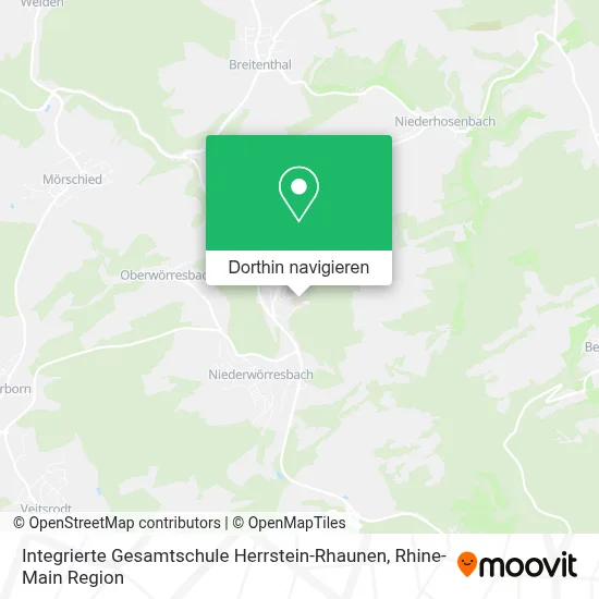 Integrierte Gesamtschule Herrstein-Rhaunen Karte