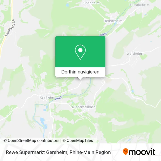 Rewe Supermarkt Gersheim Karte