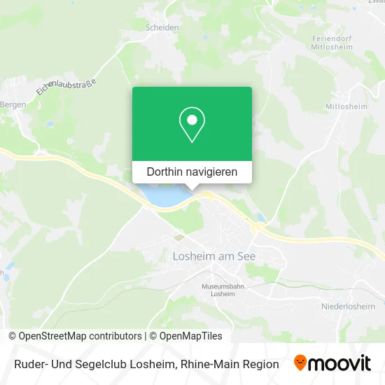Ruder- Und Segelclub Losheim Karte