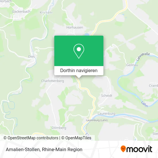 Amalien-Stollen Karte
