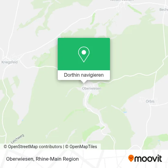 Oberwiesen Karte