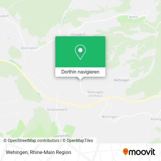 Wehingen Karte