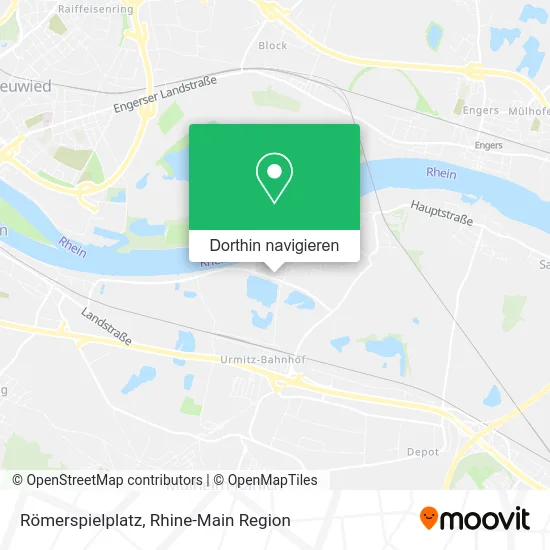 Römerspielplatz Karte