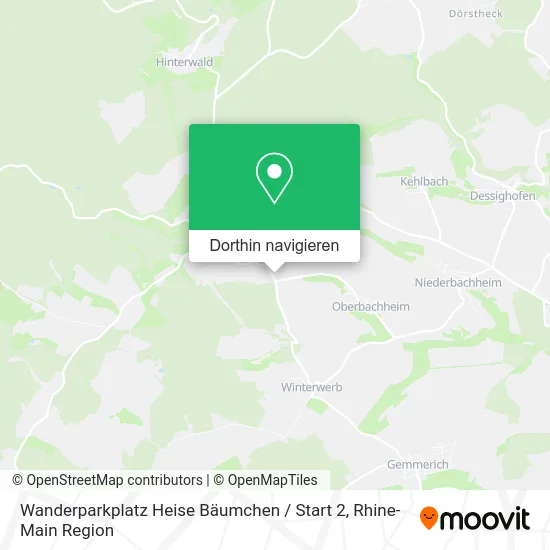 Wanderparkplatz Heise Bäumchen / Start 2 Karte