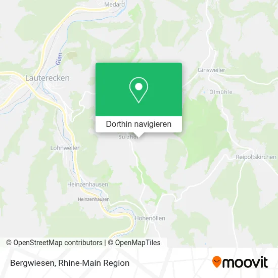 Bergwiesen Karte