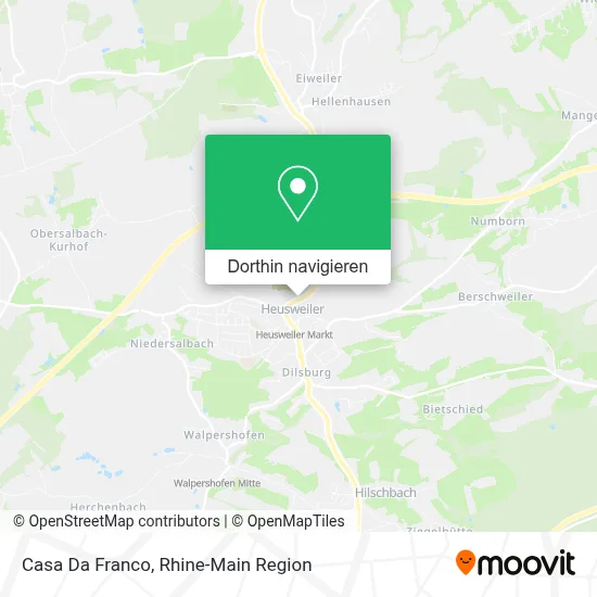 Casa Da Franco Karte