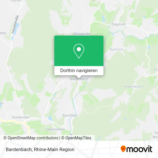 Bardenbach Karte