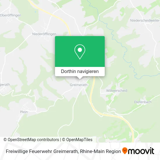 Freiwillige Feuerwehr Greimerath Karte