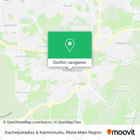 Kachelparadies & Kaminstudio Karte