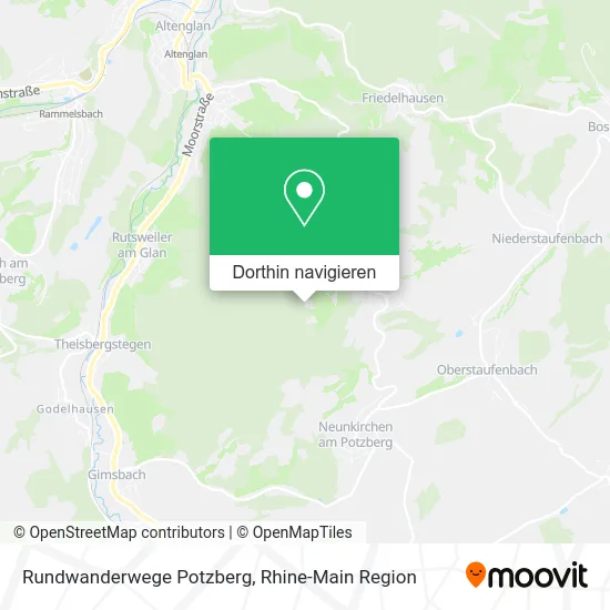 Rundwanderwege Potzberg Karte