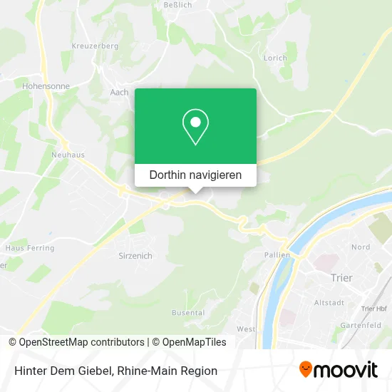 Hinter Dem Giebel Karte